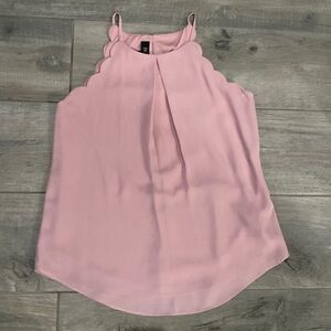 BCX women’s pink sleeveless blouse size M